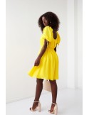 Airy yellow Spanish dress 03045 - Online store - Boutique